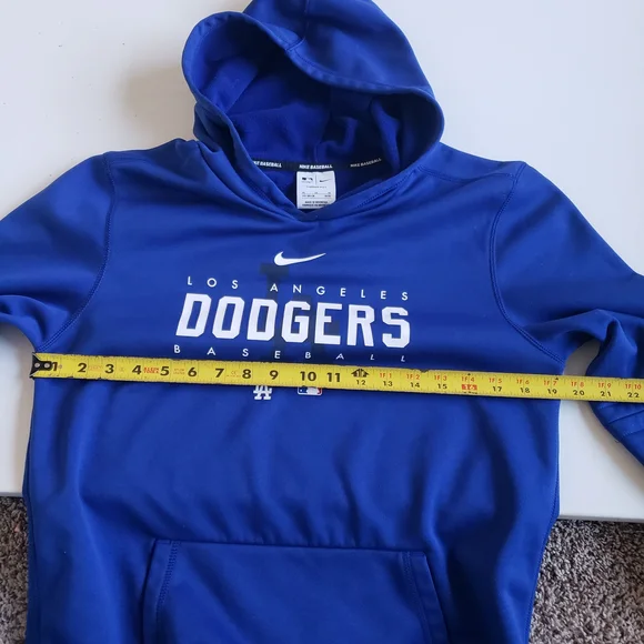 Nike Los Angeles Dodgers Therma-Fit Hooded Sweater XL Hoodie Kids - Picture 6 of 13